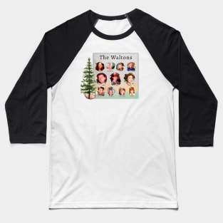 The Walton Family Cast Member collage Baseball T-Shirt